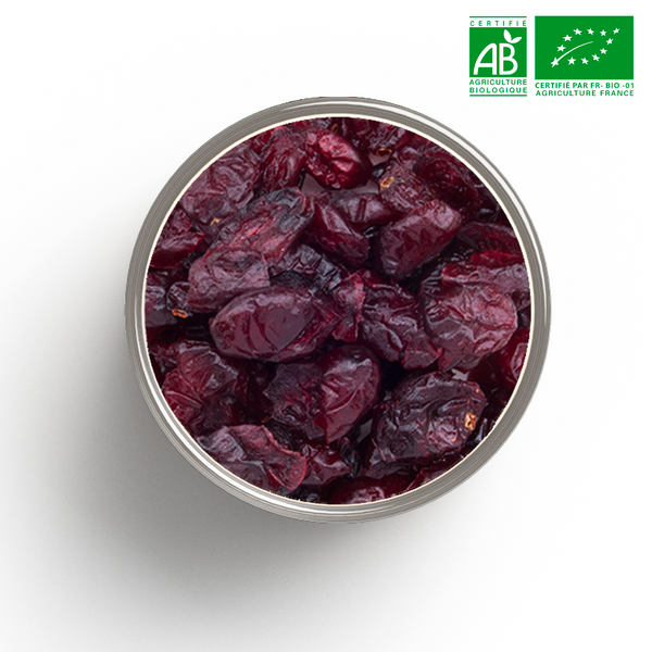 Organic cranberry cut in bulk