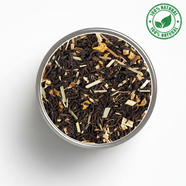 Thé noir Décaféiné (citron - gingembre)