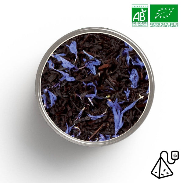 Black tea Blue Earl Grey (Bergamot) ORGANIC - Infusettes