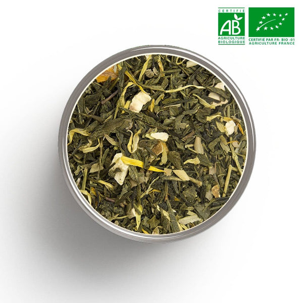 Secret Garden Green Tea (Mango, Orange) Organic in bulk