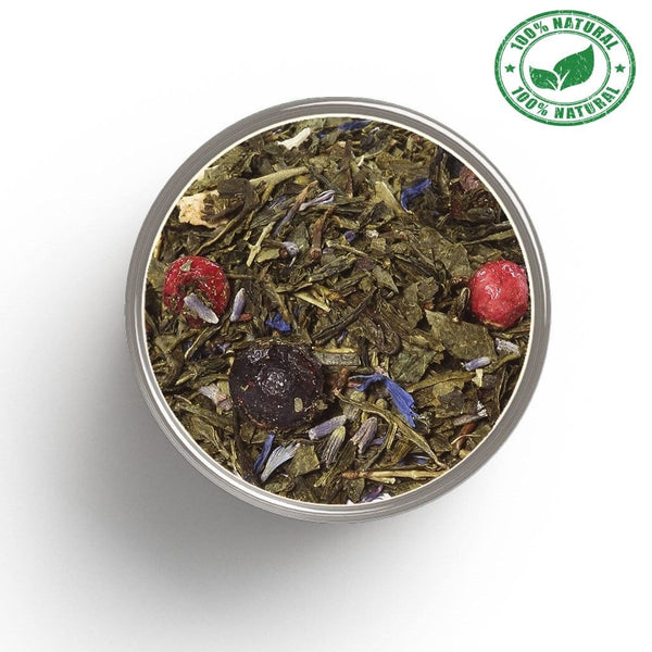 Organic green tea (peach, lavender) in bulk