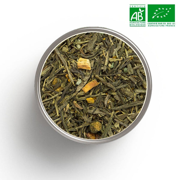 Organic green tea (Mango, passion fruit) in bulk